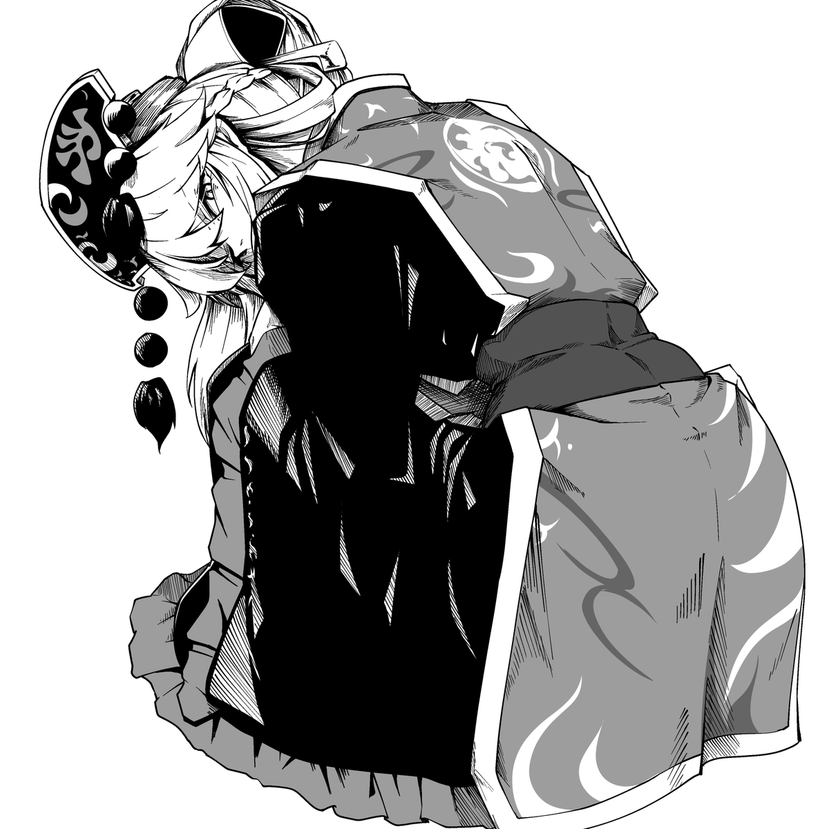 #6月5日は純狐の日
白黒の純狐さん 