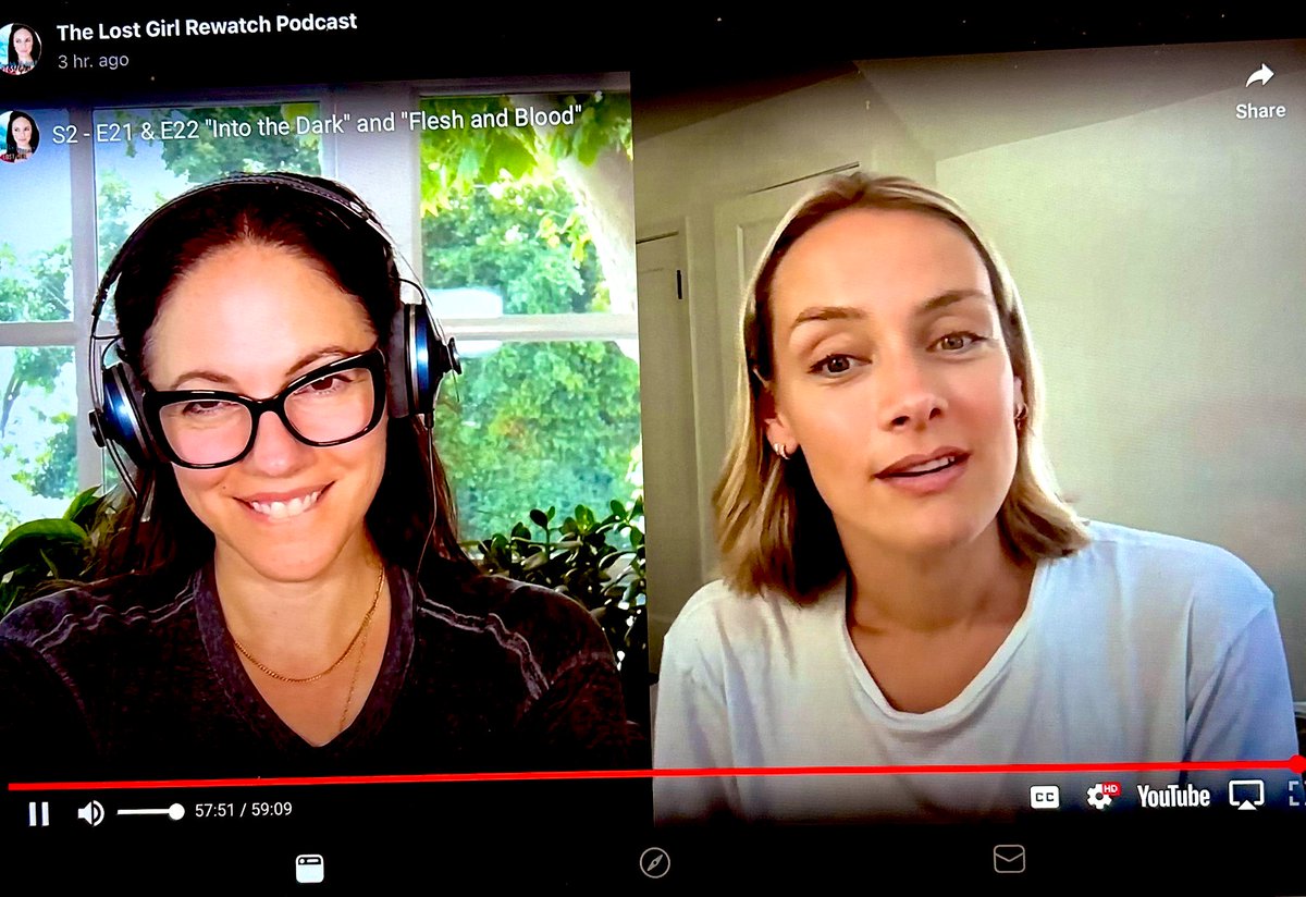 amey_smith3's tweet photo. It was a simple Tuesday chat with these to beautiful ladies ❤️❤️❤️🥰🥰🥰 And then, yeah, Anna had to bite her lower lip…I’ll just leave that here 🔥🔥🔥 I can’t wait for next season!! #AnnaSilk #RachelSkarsten #Faemily #LostGirlRewatchPodcast #LostGirlFans https://t.co/egbSeeH7nV