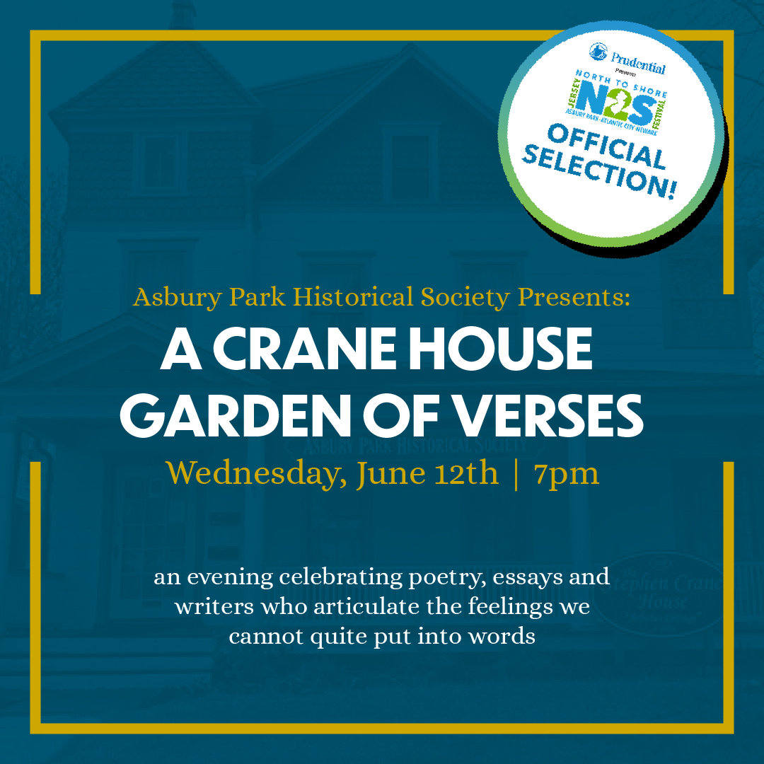 During <a href="/North2Shore/">amp</a> dive into the heart of poetry at A Crane House of Verses, hosted by the Asbury Park Historical Society on Wednesday, June 12th!  Don't miss out on this lyrical journey featuring Monmouth County’s top poetry and history scholars. northtoshore.com/event/a-crane-…