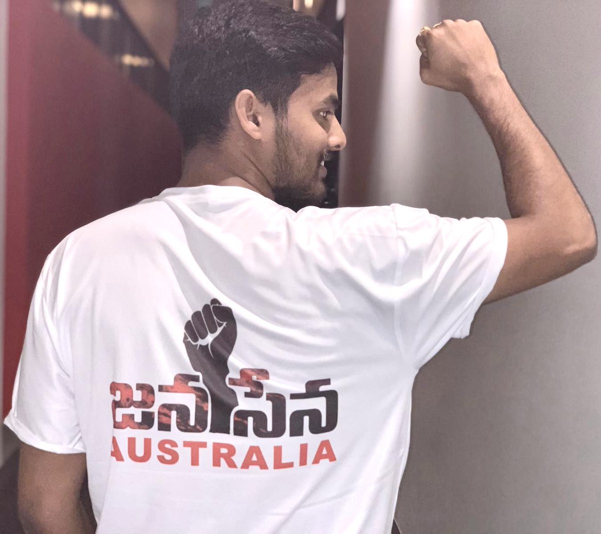 SanthanBilla's tweet image. Proudly donning! Always with you and congrats chief @PawanKalyan @JanaSenaParty #JanaSenaRampage #HelloAP_ByByeYCP