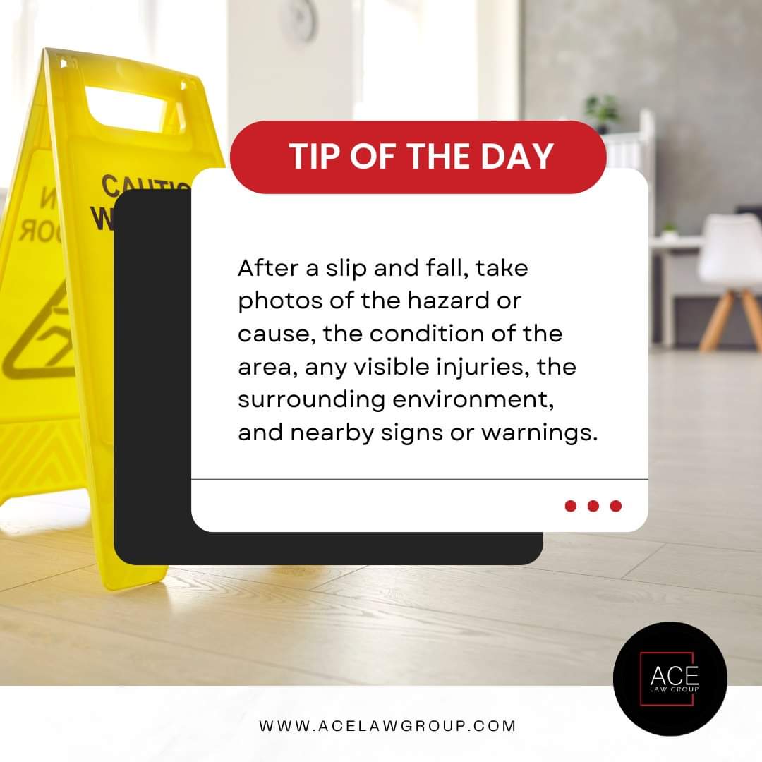 Remember, these pictures can be crucial evidence if you decide to pursue a legal claim. Stay safe and informed! #SlipAndFall #LegalTips 📸🚧

Injured in a slip and fall? Call our attorneys for a free* consultation today! 📲702.333.4223 #LasVegasLawyers