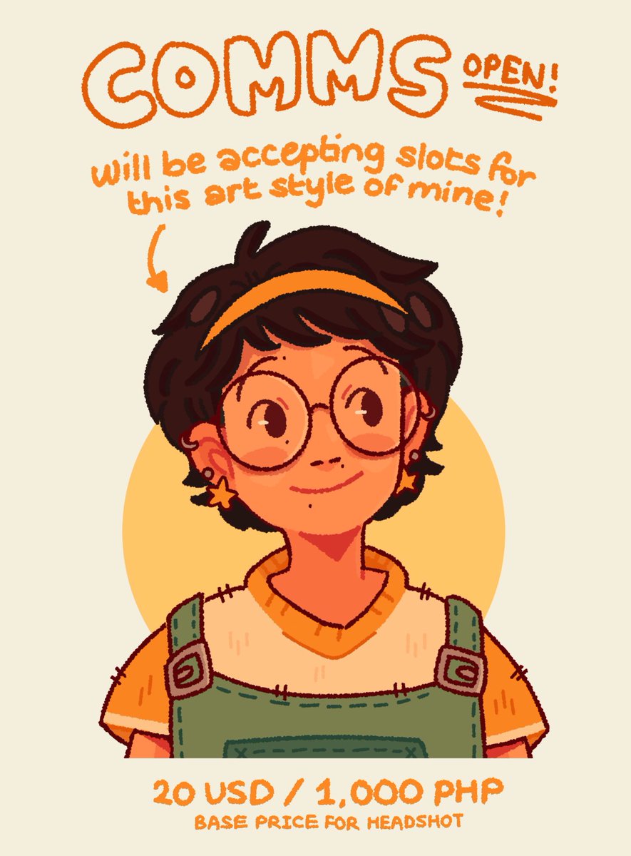 🌼 hello! i need to save up for future things so my commission slots are open for this simpler art style of mine! if you are interested, feel free to DM me or check my carrd!