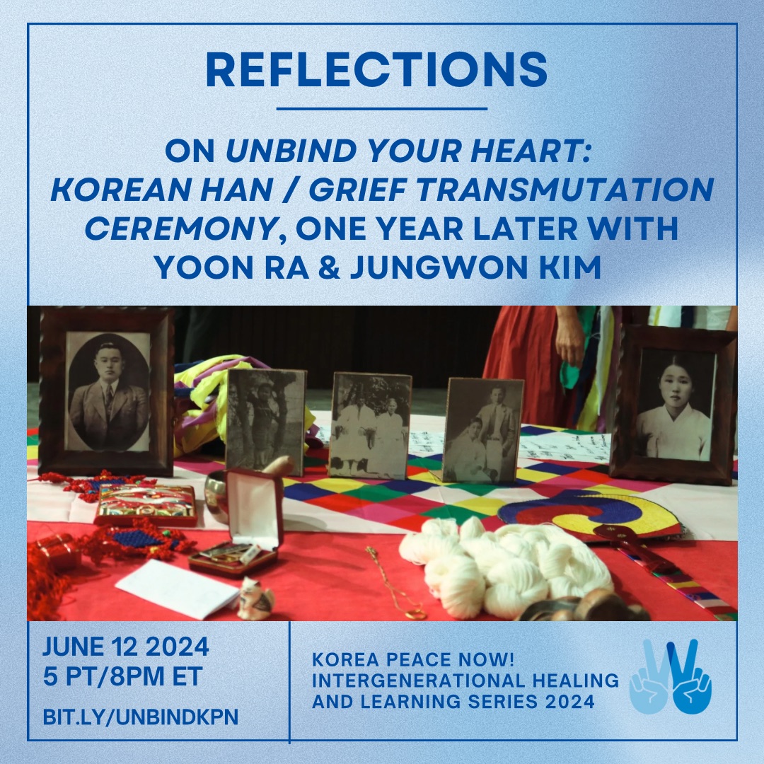 ✌️Join our 2nd Intergenerational Healing and Learning gathering, where our speakers will discuss the process of blending grassroots community organizing with ritual, performance, and song in order to transform and counter state violence and warmaking!

bit.ly/unbindkpn