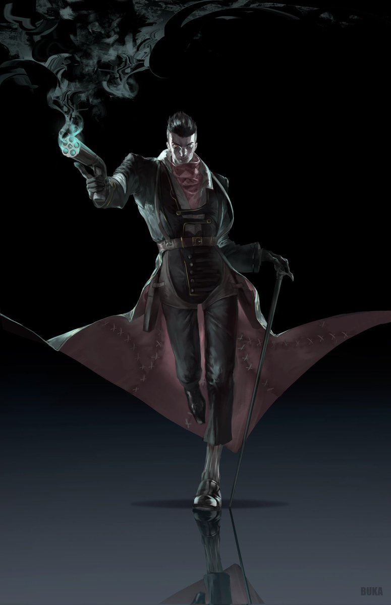 Buka_ART's tweet image. Thanks @LeonNotSKennedy so much for commission! 
#ttrpgart #commission