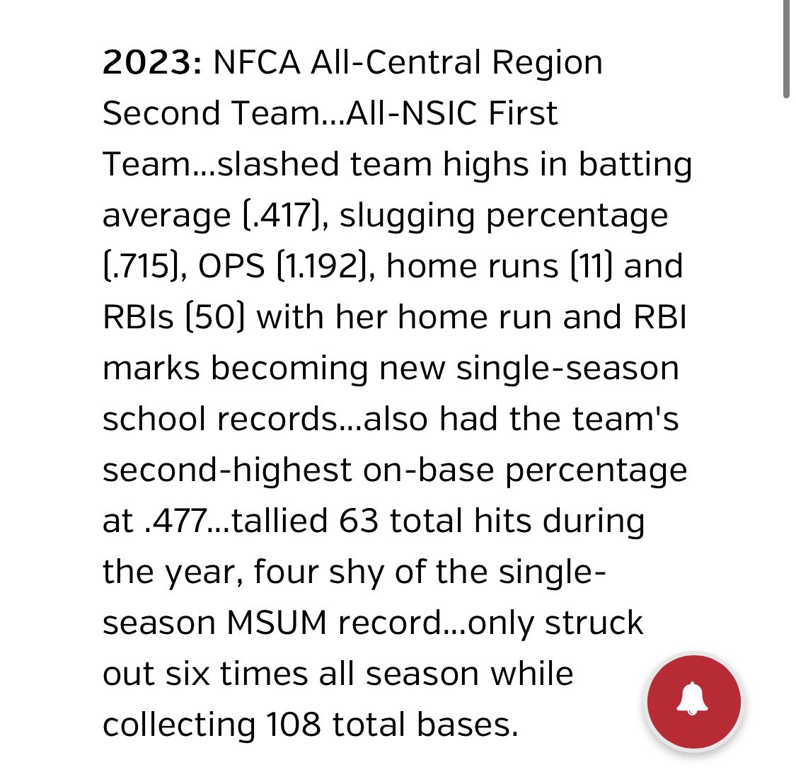 m_gallagher22's tweet photo. I’ve officially entered the transfer portal as a 3B/1B with 2 years of eligibility left. I’m excited to see what’s next! https://t.co/r6sgCAZXhA
