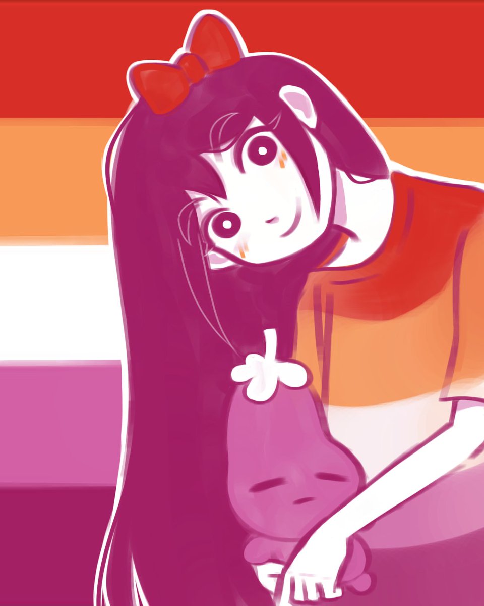 //Diversity win! The made up child from Sunny's brain is a lesbian!