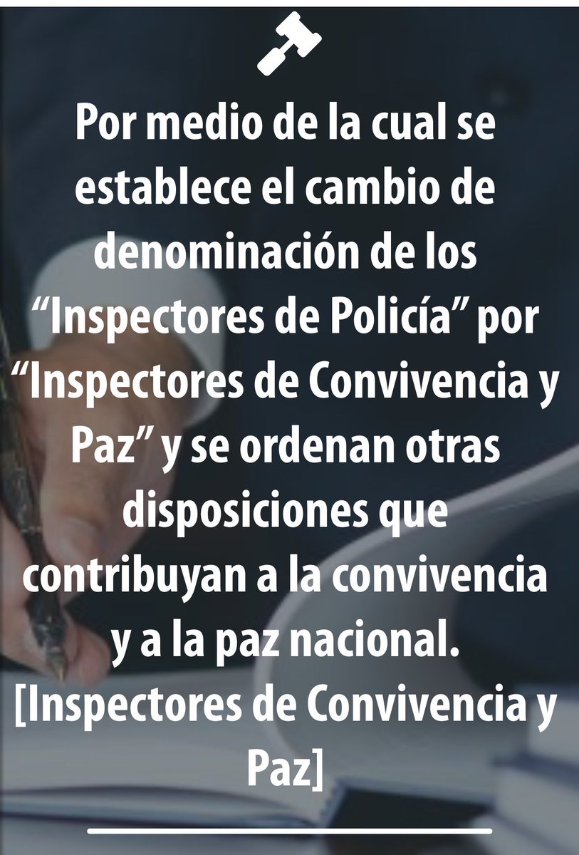 InspectoresMed's tweet photo. Aplazado para mañana miércoles el debate de Proyecto de Ley 214 de 2023 que mejora condiciones de prestación de servicio a inspectores de policía de #COL 🇨🇴. #InspectoresCol muy atentos a debate en @PrimeraSenado @GermanBlancoA https://t.co/4yysn2zier