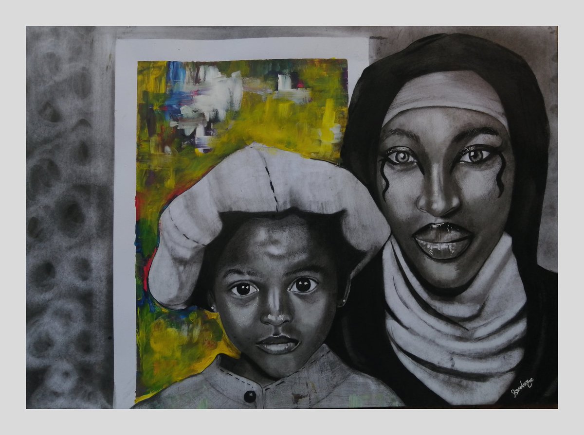 Isadozee's tweet photo. Titled: Younger me would be proud
Mediums: Charcoal and oil paint on A2 Cartridge Paper

#400Paar
#SanchezNoEsEspaña
#NeverGiveUp
#Euro2024
#mafsNZ https://t.co/VVhrlNqU7M