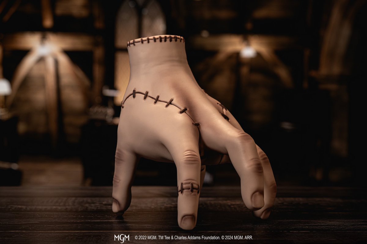 From the halls of Nevermore Academy to the next unsolved mystery, Thing is brought to life as an R/C. Complete with a USB charger so that you and Thing can get on with your escapade in no time. Crawl your way over to Entertainment Earth for the Pre-order of Wednesday’s Thing R/C!