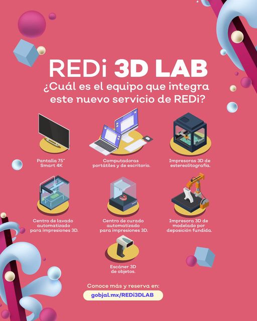 GobiernoJalisco's tweet photo. 💻👩‍💻 Conoce el equipo de impresión 3D disponible en REDi 3D Lab y comienza a materializar tus ideas de negocio. 

Infórmate y agenda tu cita en https://t.co/4Hz3aDrc1N. https://t.co/7EnJRTJ3fM