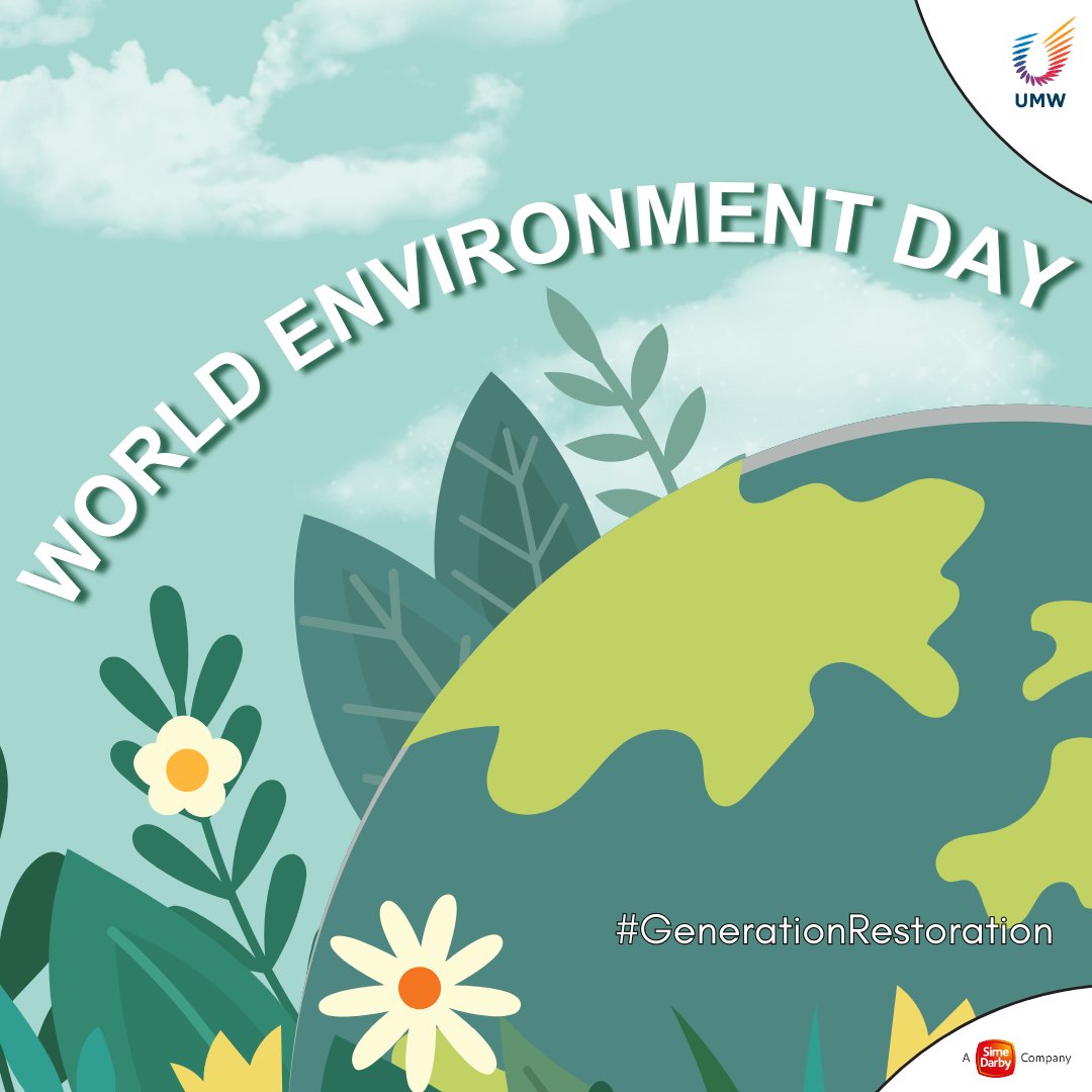 UMWOfficial's tweet photo. It's World Environment Day!

🌱 Join the movement and be part of #generationrestoration! Let's come together to heal our planet and create a brighter future for the next generation. 🌍💚 

Let's help make the green dream come true.

#savetheplanet #earthlove https://t.co/rduAvWqOYk