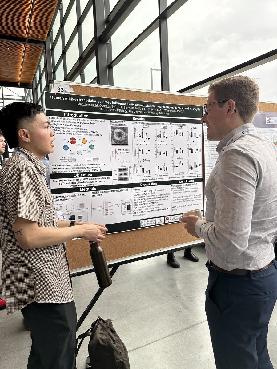 Baby scientists in their element!! 

Telling everyone about what human milk can do 💪 

#proudPI #MNN2024 <a href="/manitobaneuro/">Manitoba Neuroscience Network</a> 

<a href="/uwinnipeg/">UWinnipeg</a> <a href="/UofWResearch/">UWinnipeg Research Office</a> <a href="/UWGradStudies/">UWinnipeg Faculty of Graduate Studies</a>