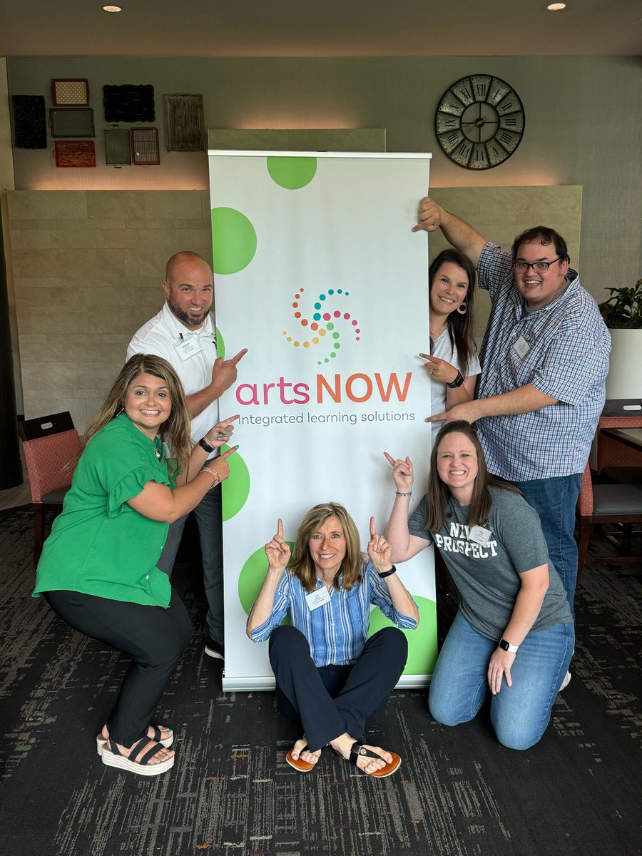 npewildcats's tweet photo. Our team celebrated the power of arts integration in education at @ArtsNOW1 Foundations.  We explored innovative strategies for incorporating the arts into our classrooms. We can't wait to return tomorrow for more learning and collaboration! #ArtsNOWseminarSC https://t.co/SfnOPcfGIU