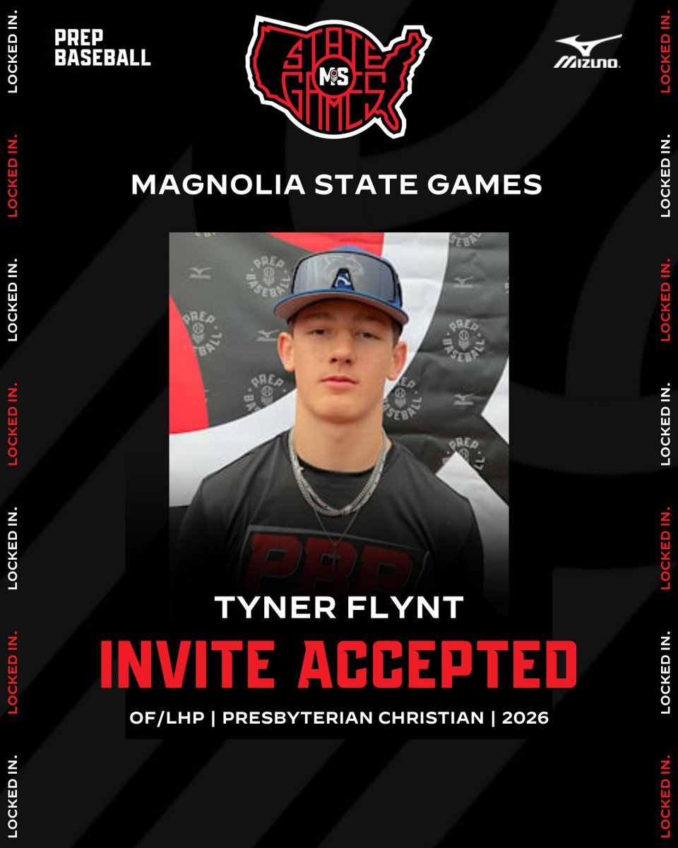 Prep Baseball Mississippi (@prepbaseballms) on Twitter photo #MSMSG24: ๐๐ก๐ฉ๐๐ง๐ ๐๐๐๐๐ฃ๐ง๐๐ ๐๏ธ
+ 2026 OF/LHP Tyner Flynt (<a href="/Baseball_PCS/">PCS Baseball</a>) is headed to the ๐๐๐ ๐ง๐จ๐ฅ๐ข๐ ๐๐ญ๐๐ญ๐ ๐๐๐ฆ๐๐ฌ on June 18th-19th at <a href="/SouthernMissBSB/">Southern Miss Baseball</a>.
Request an invite below. โคต๏ธ
๐: loom.ly/l7Dt4eg // @Tyner_Flynt23 #MSMSG24: ๐๐ก๐ฉ๐๐ง๐ ๐๐๐๐๐ฃ๐ง๐๐ ๐๏ธ
+ 2026 OF/LHP Tyner Flynt (<a href="/Baseball_PCS/">PCS Baseball</a>) is headed to the ๐๐๐ ๐ง๐จ๐ฅ๐ข๐ ๐๐ญ๐๐ญ๐ ๐๐๐ฆ๐๐ฌ on June 18th-19th at <a href="/SouthernMissBSB/">Southern Miss Baseball</a>.
Request an invite below. โคต๏ธ
๐: loom.ly/l7Dt4eg // @Tyner_Flynt23