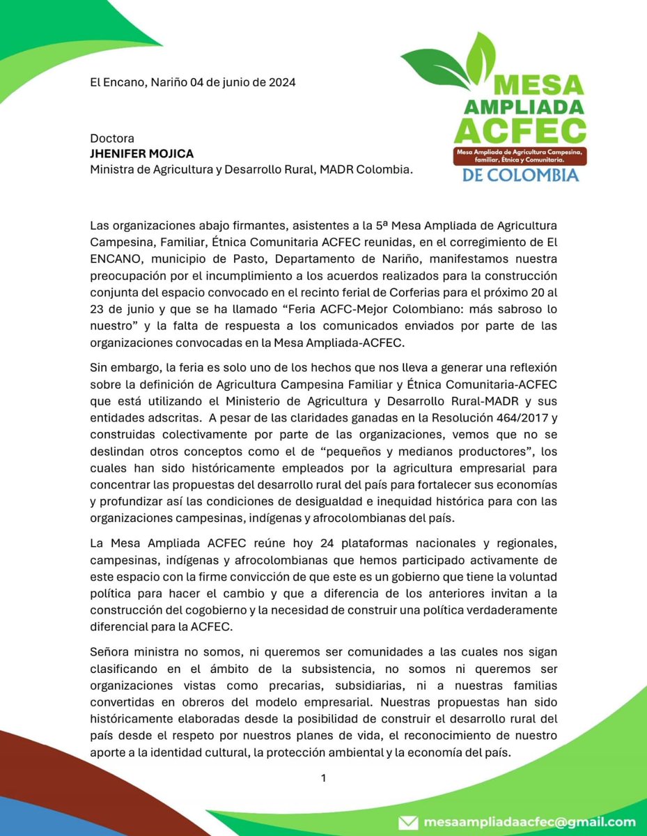 Mesa Ampliada ACFEC tweet media