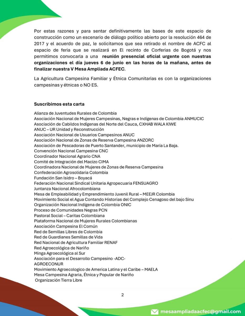 Mesa Ampliada ACFEC tweet media
