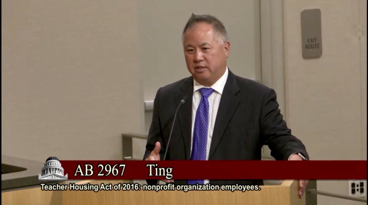 Thx to the Senate Housing Committee for passing my bill, #AB2967, which expands the Teacher Housing Act. It would make teachers/employees of publicly-funded early childhood, TK & afterschool programs eligible for teacher housing. They too are a vital part of our education system.