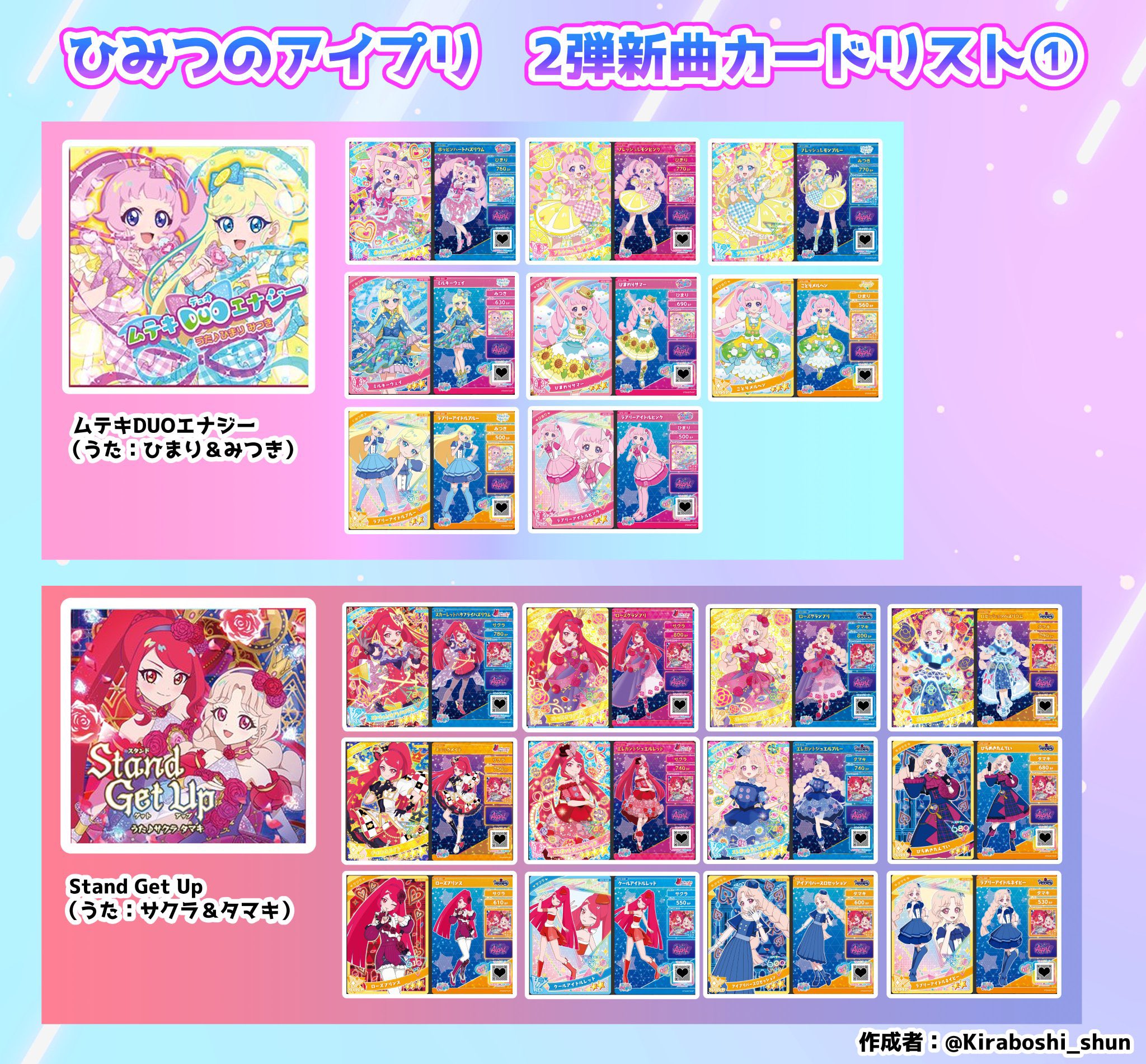 ひみつのアイプリ、アイプリバース 1弾2弾 引退まとめ売り ひみつのアイプリ、アイプリバース 1弾2弾 引退まとめ売り
