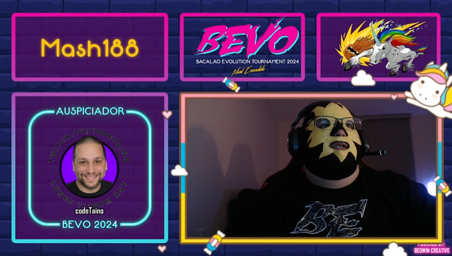 Ya es hora! Noche 3 de #BEVO24 acaba de comenzar con el Mash enmascarado. Acción bacalaística en Power Rangers Battle For the Grid en twitch.tv/nivelescondido