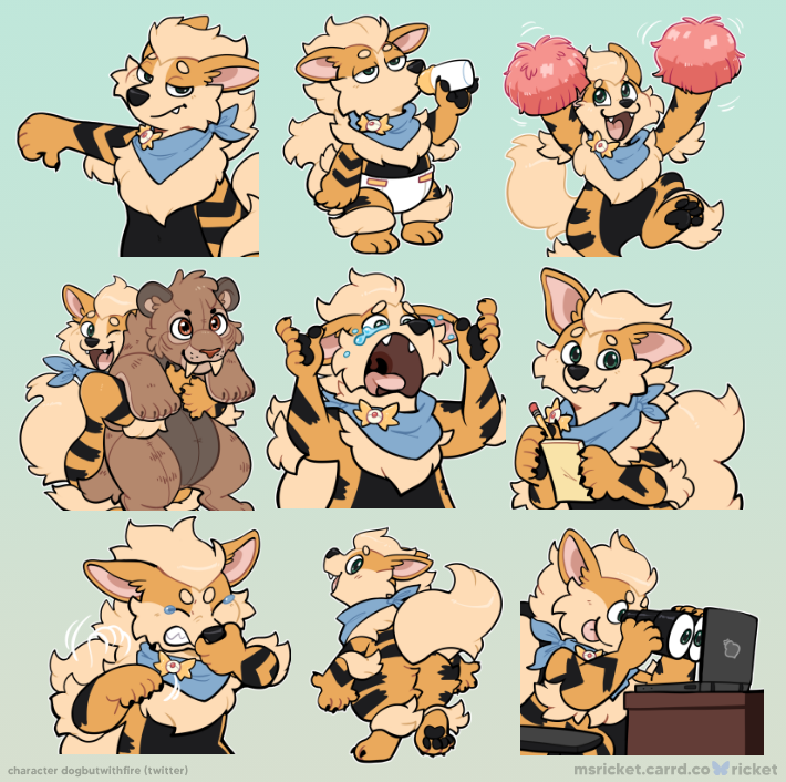 Stickers for <a href="/dogbutwithfire/">Reid!! ⭐️😌</a> !