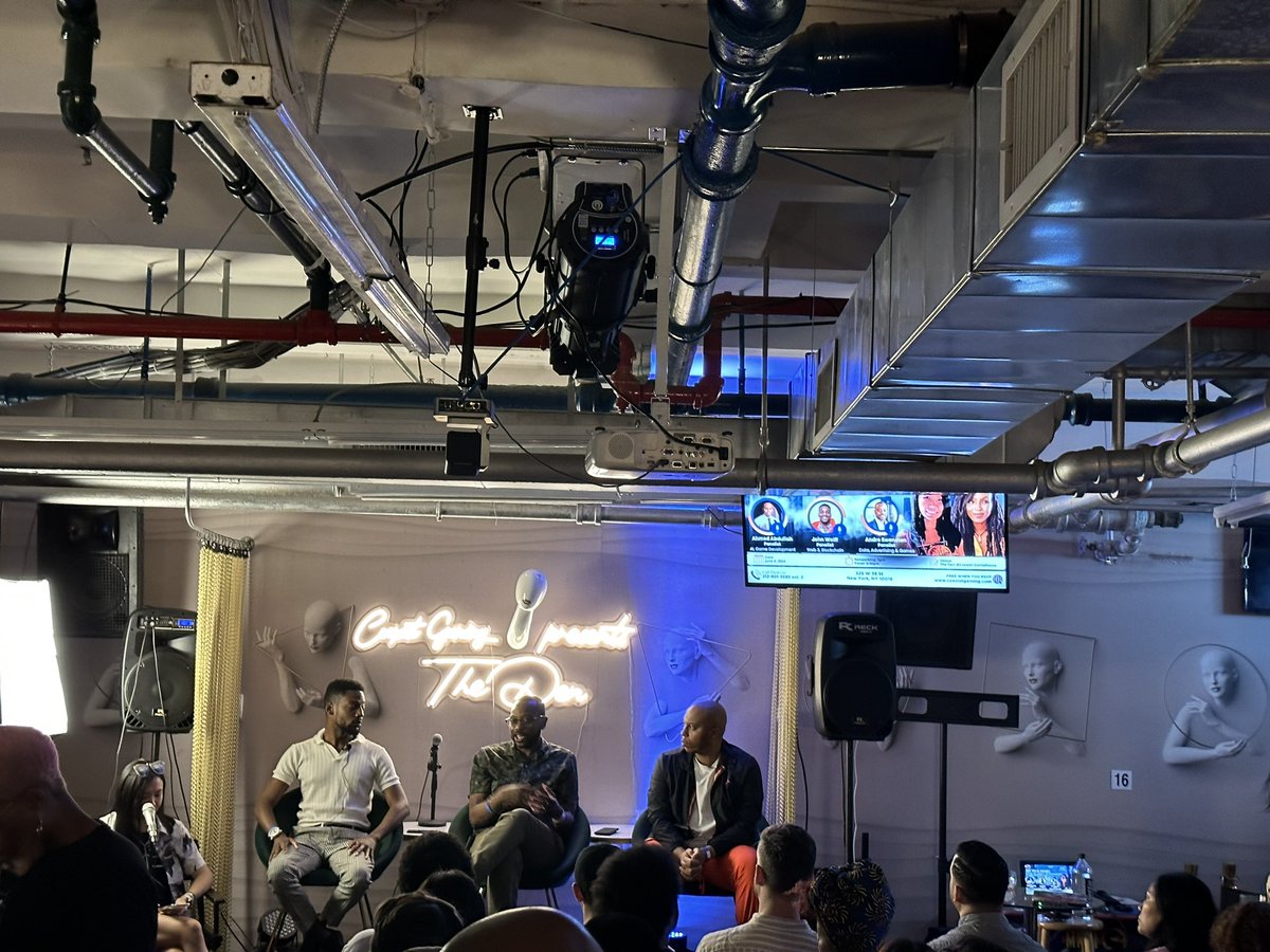 AbugovIlya's tweet photo. Cool gaming panel today at @coexistgaminggg ! It was nice to hear #web3 come up in a not derogatory way. The reoccurring theme though is still, web3 is not communicated properly in the gaming space. https://t.co/VG03nCQ1bd