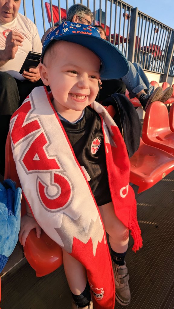 Bebe <a href="/thevoyageurs/">The Voyageurs</a> and future <a href="/AFC_Toronto/">AFC Toronto</a> season ticket holder. 

<a href="/CanadaSoccerEN/">Canada Soccer</a> 
<a href="/CANWNT/">CANWNT</a> 
<a href="/cibc/">CIBC</a>