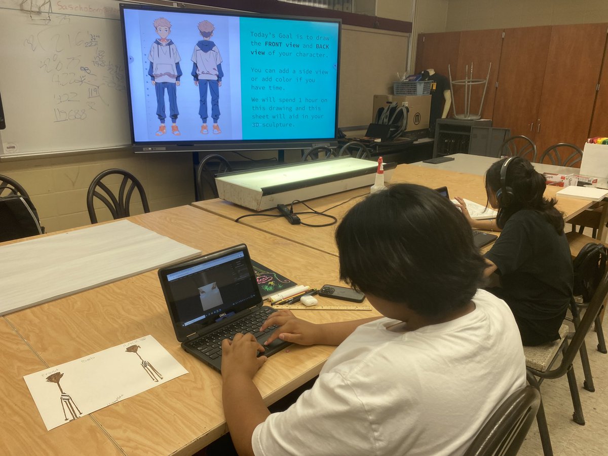 NewmanKaileigh's tweet photo. Day 1- June AP Workshop @Eisenhower_IB artists learned character development &amp; digital sculpting so they can 3D print their original cartoons. 

@elitparker @ARTwithLEBLANC @SaraSchoborg 

@drgoffney @adbustil 

#MyAldine https://t.co/DmXW1bNdtr