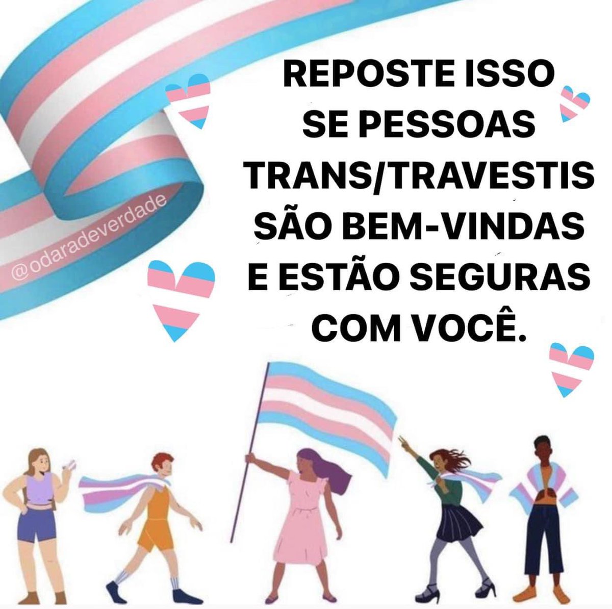 odaradeverdade's tweet image. Mês do orgulho LGBTQIA+ 🏳️‍🌈 e eu quero saber quem é que apoia pessoas Trans/Travestis