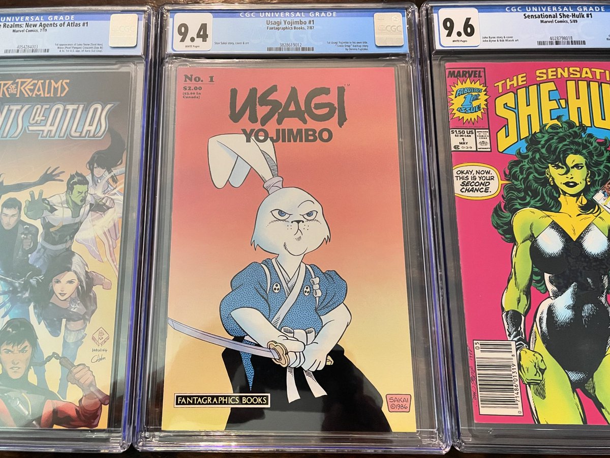 OutdateRef's tweet photo. Very happy to have #usagiyojimbo #issue1 added to my #slabbed #comicbook #collection. https://t.co/XF4DqaVxEU
