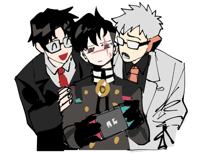 shigashi with kuroku and dareka 