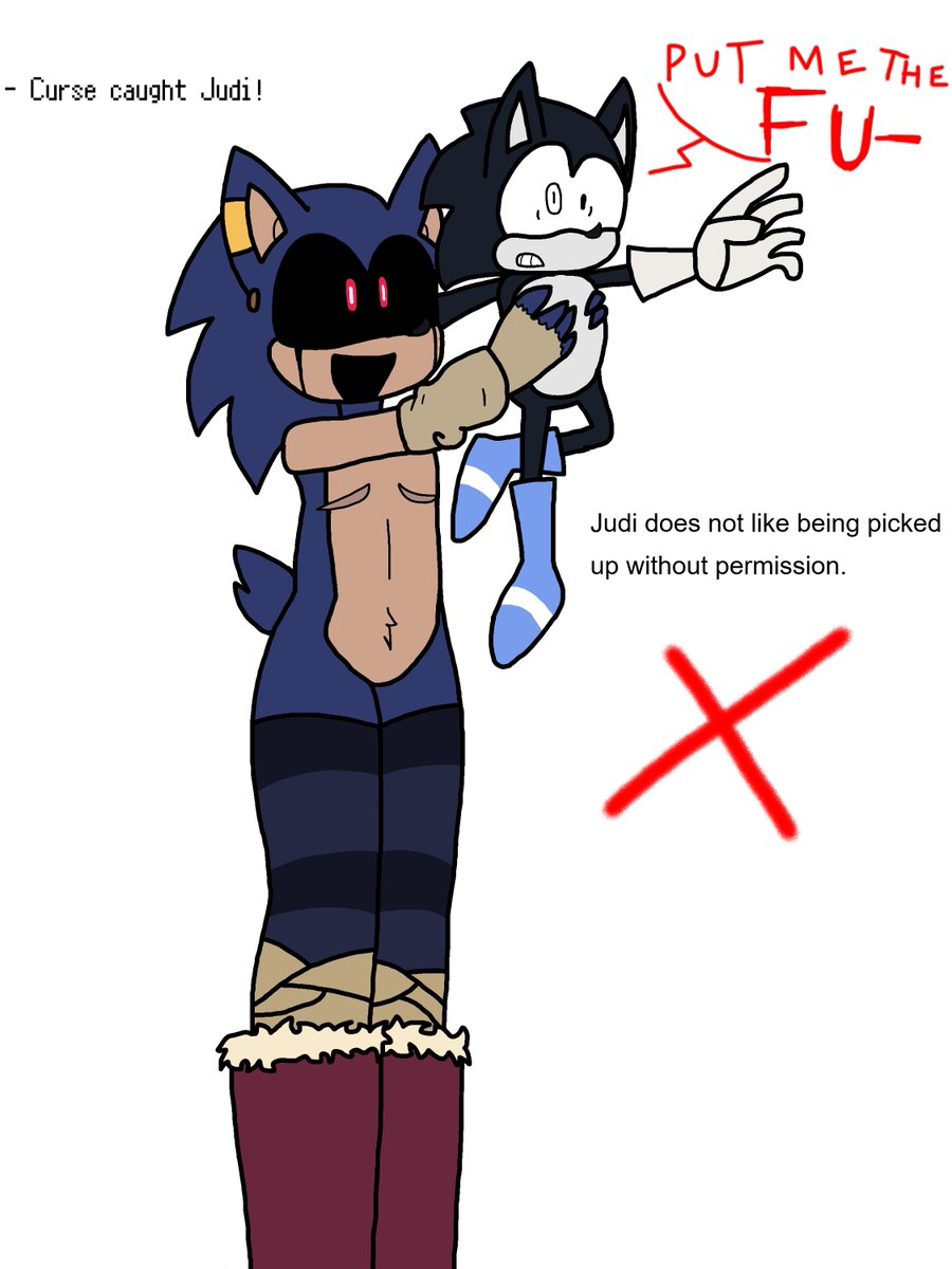 LenColt1911's tweet photo. Finally done...OH AND LOOK WHO I ALSO INCLUDED TO ADD MORE FLAVOR!- 0w0
Curse and normal both belong to @demon_clinic :3
#sonicexecommunity #cursesweep #normalCDsweep #CurseofX #cursesonic #NormalCD https://t.co/UihoWl1RMQ