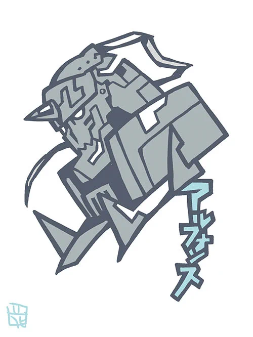 このタッチで漫画、アニメ、映画編。みんな大好き弟くん。#鋼の錬金術師 #ファンアート#このタッチ 