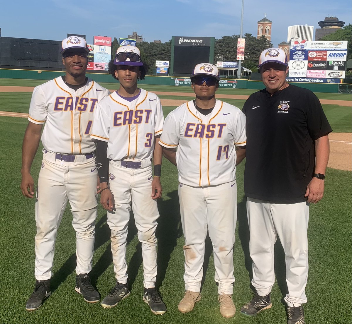 eastbaseball585's tweet photo. Exceptional Senior Game

Thank you seniors-it’s been quite a ride! https://t.co/CBBELraf1H