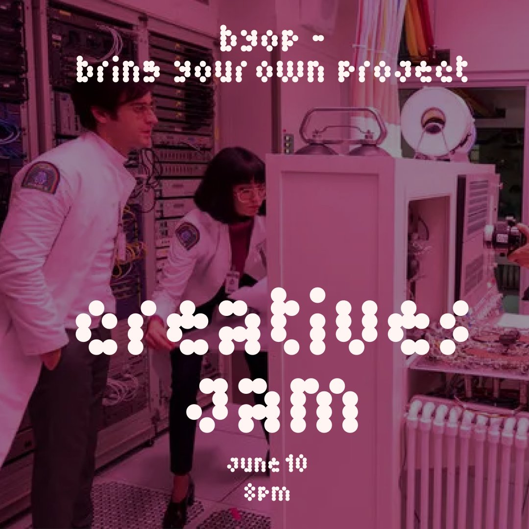creatives in SF! <a href="/imempowa/">empowa</a> @cIairewang and I are hosting a creative jam on monday!

comment below if you’d like to join and I'll send you the details — bring your own project, let’s make cool stuff together 🎨