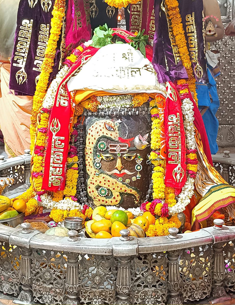 श्री महाकालेश्वर ज्योतिर्लिंग जी के आज के भस्म आरती श्रृंगार दिव्य दर्शन 05.06.2024