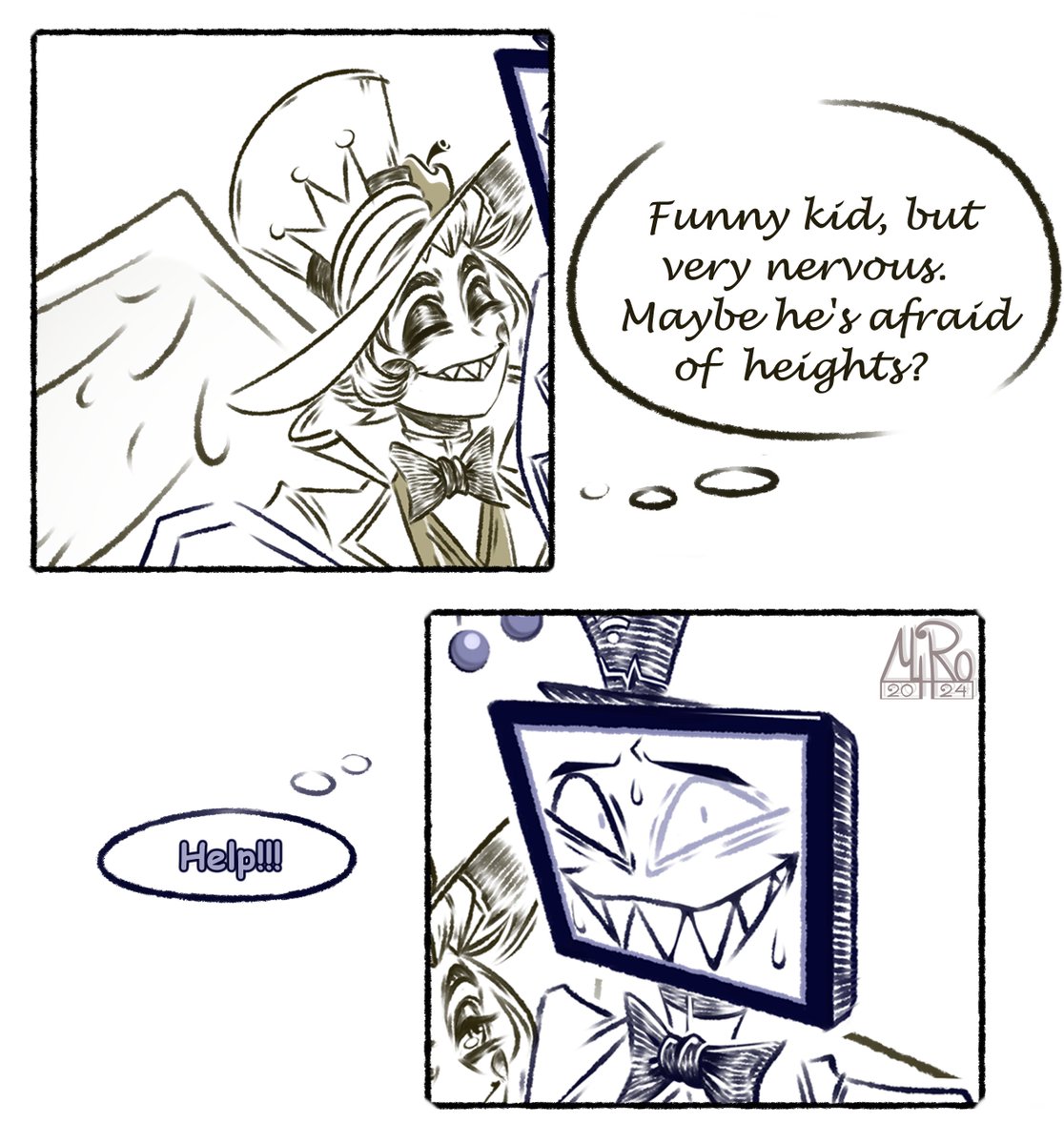 mila_riro's tweet photo. #staticappleweek2024 #StaticAppleWeek #applestatic #staticapple #HazbinHotelLucifer #HazbinHotelVox #applestaticweek
Day 02: Power dynamic
I'm having so much fun :3 https://t.co/pGYu6Wc58j