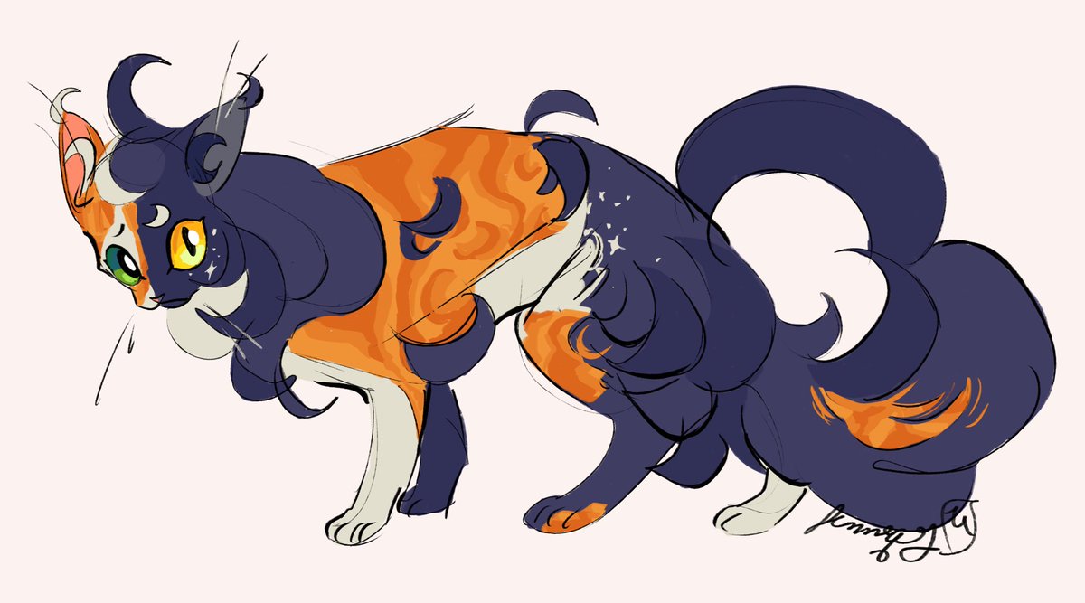fenneqy's tweet photo. moonpaw 🌗 #warriorcats https://t.co/ocVKYbTom2