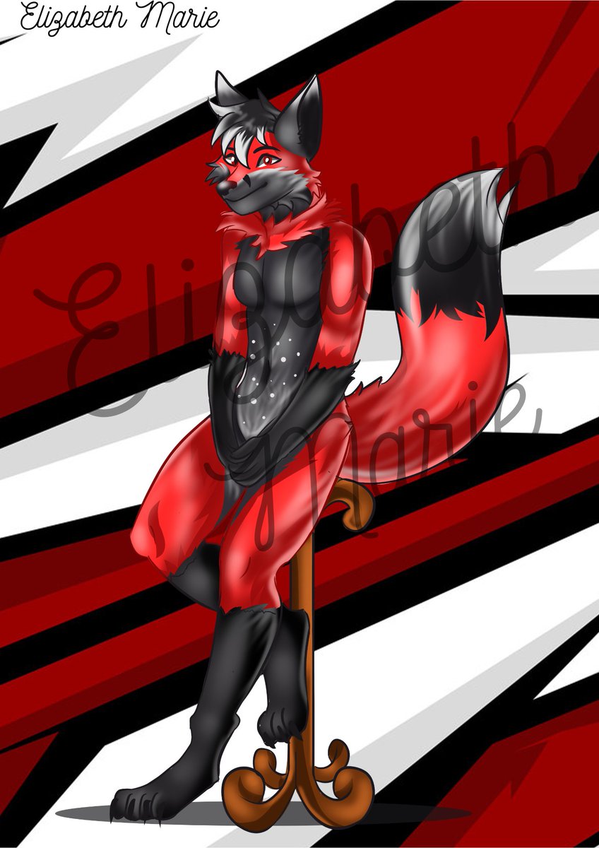 elizamarie48's tweet photo. Completed a hybrid Full Body Fursona 😁❤️
DM fore commission info slots are open now.
#FURRY https://t.co/FhTiI8wf98
