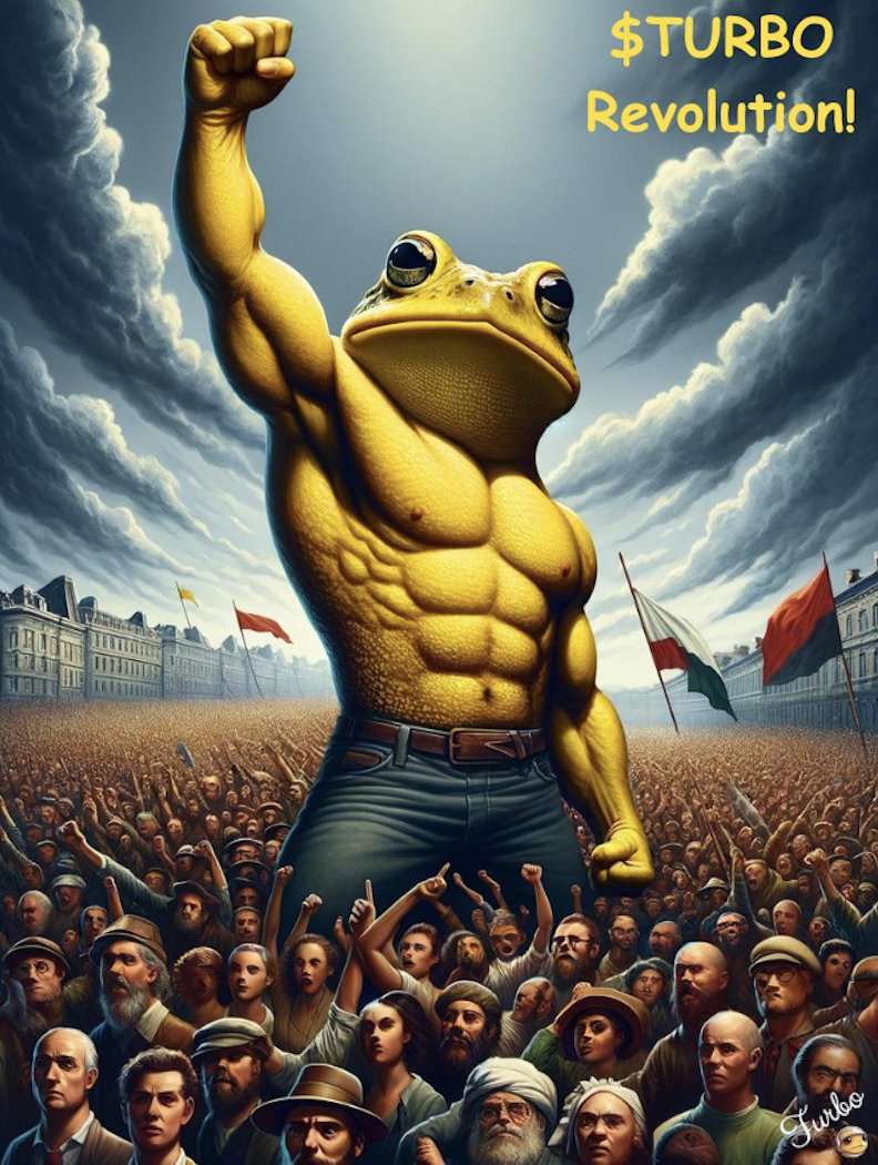 TurboToadToken's tweet photo. 🚀 $TURBO Revolution 2024 🚀

Our collective efforts are paying off with major Web3 players.

Power comes in numbers.🌍

Let's stay peaceful yet powerful! 💪

#Winning #Crypto #TurboRevolution https://t.co/1YSMQQqEfM