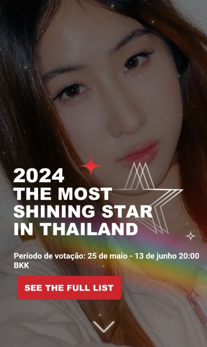 Gizellynda's tweet photo. Vamos! Faltam 8 dias.

🎁Postagem diária 05/06/24

🌈Yoko Apasra está participando da votação StarLight

💖Vamos votar juntos em yoko apasra

🔗Link de votação: https://t.co/b5bEmhfvXA 

#STARLIGHTAWARDS #YokoApasra
#VoteYokoApasra

🔁 Mais de 500 retuítes = 1000 votos

Vamos https://t.co/IKOH1emiGo