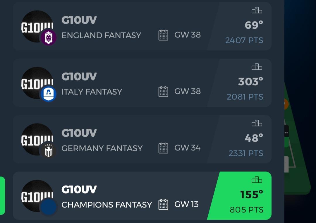G10UV's tweet photo. ุชุทุจูู ูุงูุชุณู @RealFevrFantasy
ู
ุฑุงูุฒ ู
ูุณู
2023-2024
ุงูุฅูุฌููุฒู : 69
ุงูุฅูุทุงูู : 303
ุงูุฃูู
ุงูู : 48
ุฏูุฑู ุงูุฃุจุทุงู : 155
#FantasyFPL
#FantasySerieA
#FantasyBundesliga
#FantasyUCL https://t.co/pyfFXz7CHu