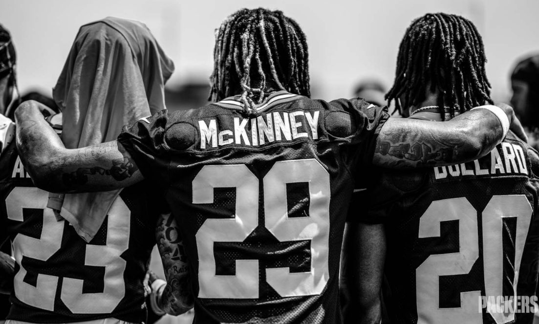 Packers secondary is sooooo back 

#PackersOTAs