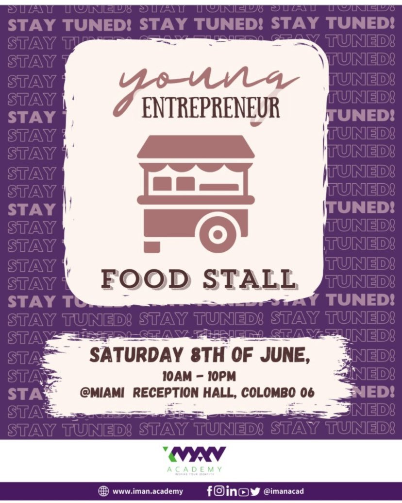Be there to support our young learners as they bring to life their learning on entrepreneurship and financial literacy ! #imanacad #beyondbooks #edulk