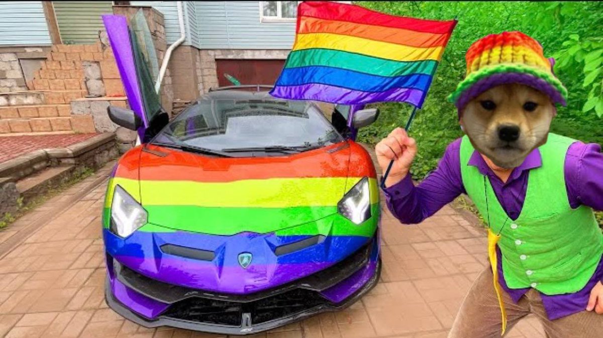 DogWifPrideGay's tweet photo. I'm ready
who's coming? ๐ณ๏ธโ๐๐#WifPride https://t.co/WMsQGEi2ZE