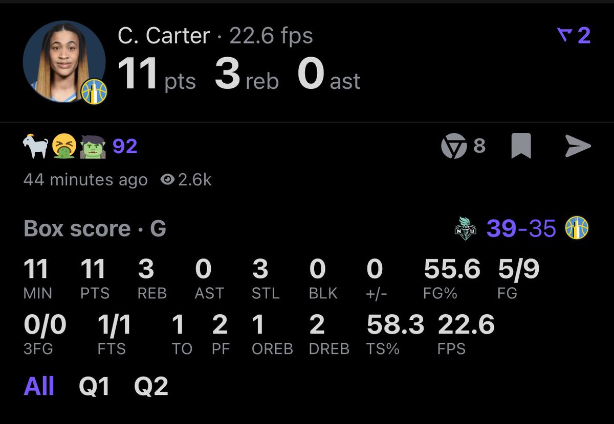 00selm's tweet image. chennedy carter is cooking, is she the #RealCC ?