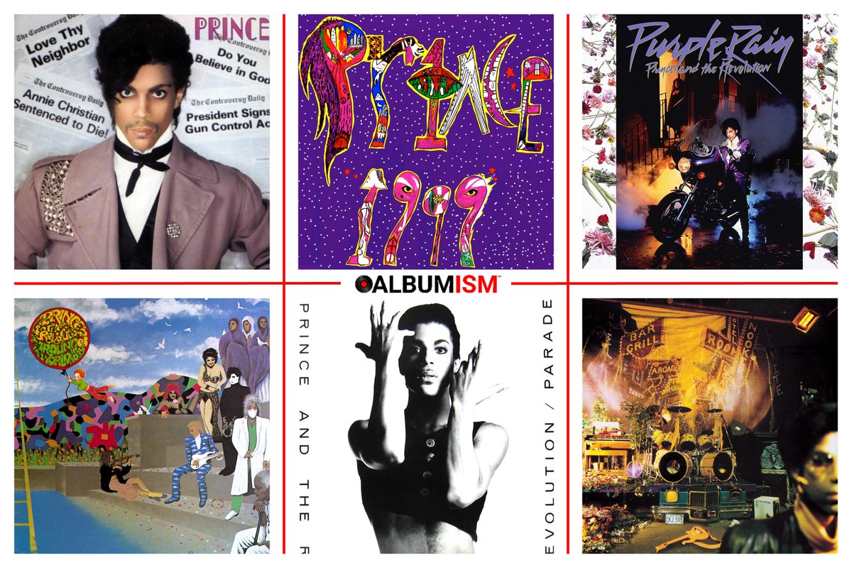 Is this one of the greatest consecutive studio album streaks ever? | Revisit all of our #Prince feature articles—including our tributes to these classic albums released from 1981 to 1987—here: album.ink/PrinceFeatures