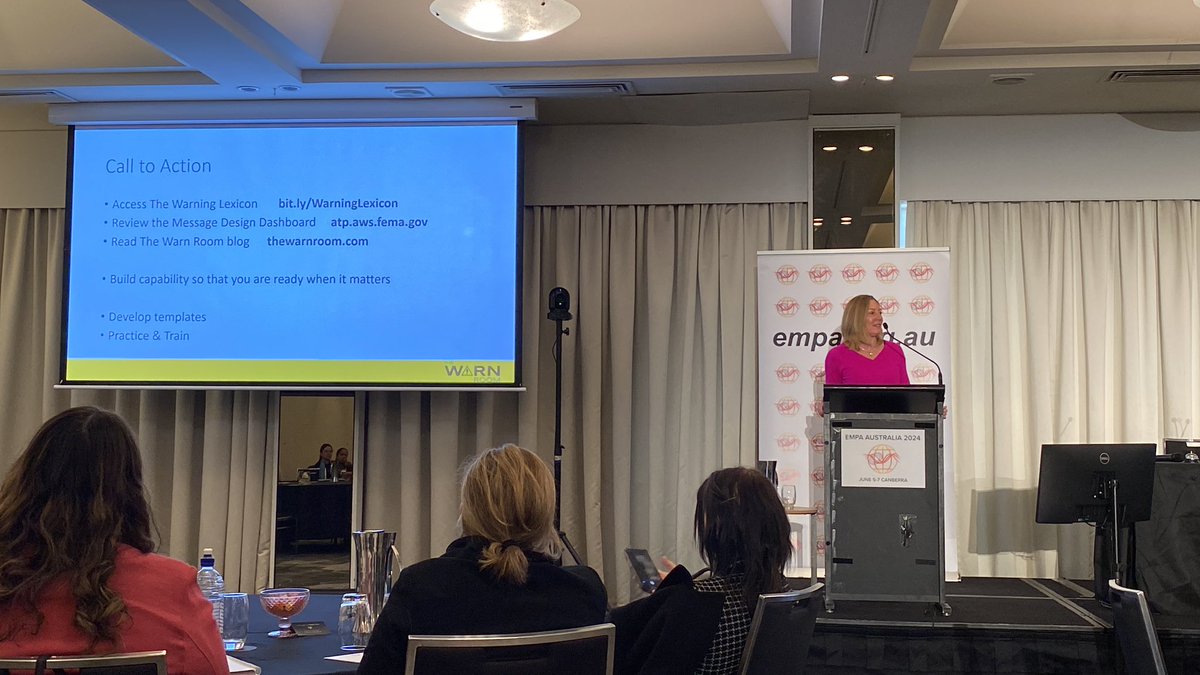 Erica Kuligowski (@ericakul) on Twitter photo Fantastic talk by <a href="/suttonj/">Dr. Jeannette Sutton</a> at #EMPA2024 on the Message Design Dashboard. Sharing knowledge from her US-based research with emergency comms experts in Australia! Fantastic talk by <a href="/suttonj/">Dr. Jeannette Sutton</a> at #EMPA2024 on the Message Design Dashboard. Sharing knowledge from her US-based research with emergency comms experts in Australia!