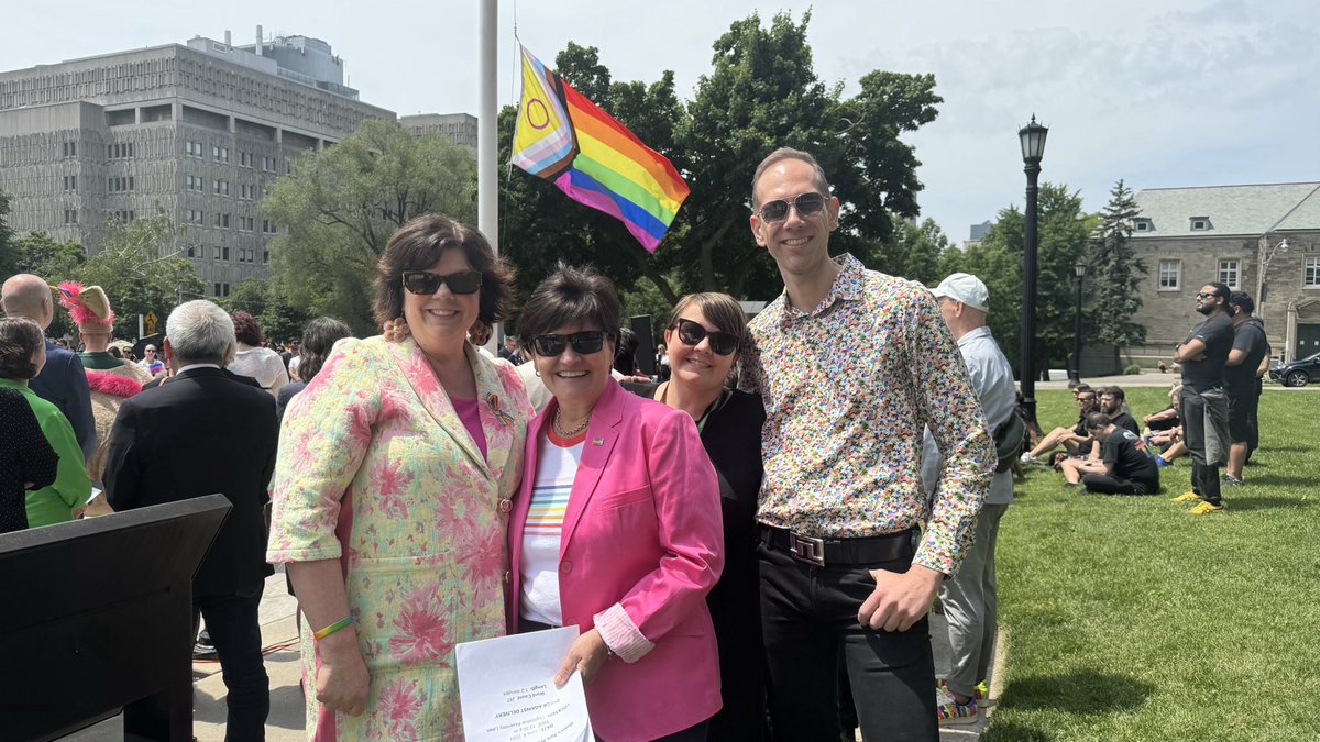 Greg Orencsak (@orencsak) on Twitter photo Had the pleasure of joining today’s <a href="/OPSPrideNetwork/">OPS Pride Network</a> flag raising ceremony at Queen’s Park today. My heart is full for everything this Ontario Public Service employee network has accomplished and it drew a great crowd, including <a href="/SecretaryON/">SecretaryON</a> and great colleagues! Had the pleasure of joining today’s <a href="/OPSPrideNetwork/">OPS Pride Network</a> flag raising ceremony at Queen’s Park today. My heart is full for everything this Ontario Public Service employee network has accomplished and it drew a great crowd, including <a href="/SecretaryON/">SecretaryON</a> and great colleagues!
