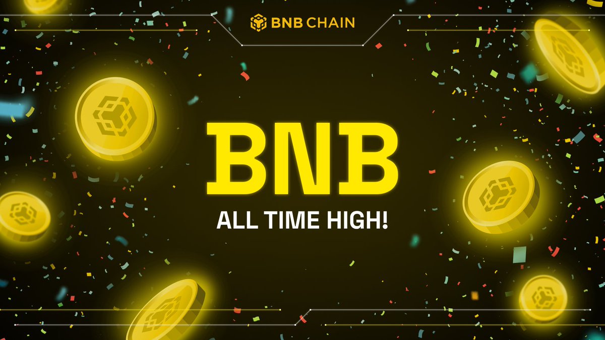 Celebrating $BNB reaching a new all-time high! 🎉