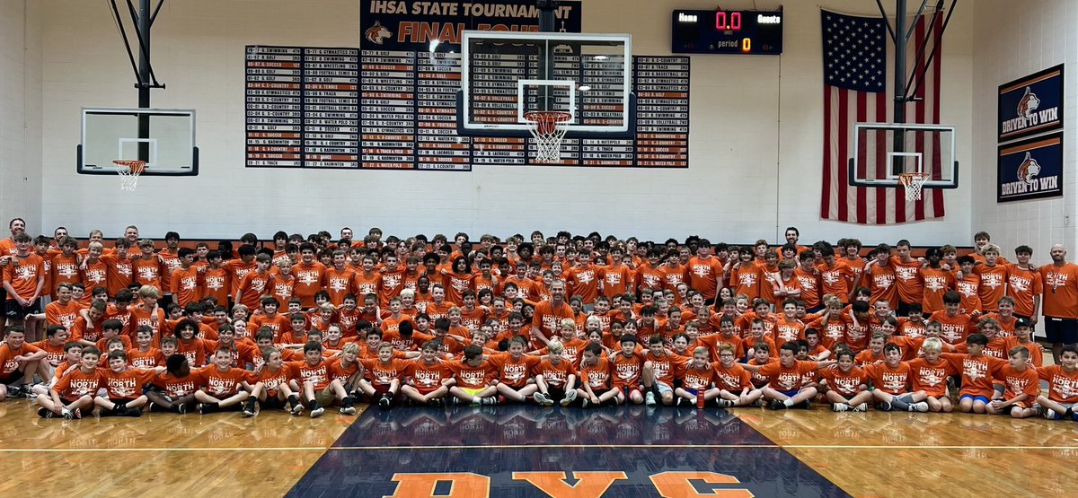 NNHS_Basketball's tweet photo. One of our FAVORITE days of the year! Former, current, &amp; future Huskies all TOGETHER on our home court! A special day!  #ItsAGreatDayToBeAHuskie https://t.co/3cBUbiKd62